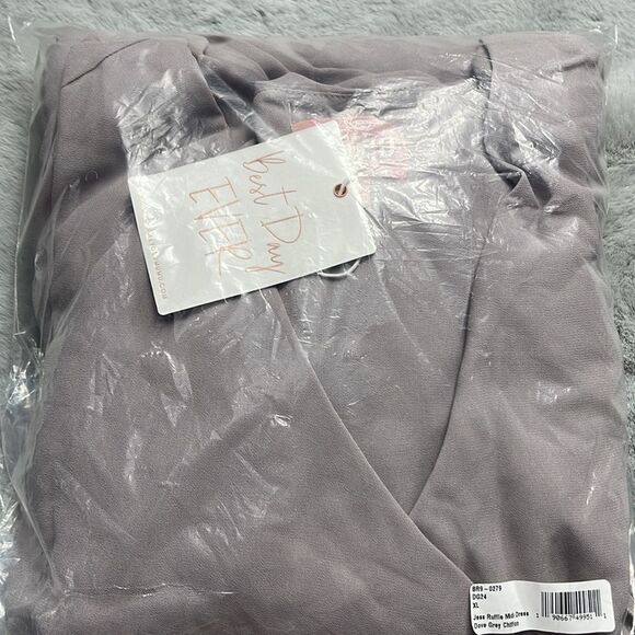 NWT Show me your MuMu Jess Ruffle Midi dress size XL - Picture 2 of 6